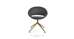 Crescent Spider Swivel Chair - comfortable seating for dining and office spaces | Image 3 | InSTYLE Home & Rugs