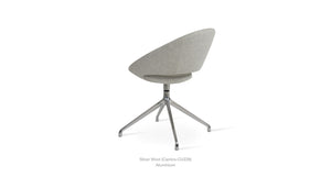 Crescent Spider Swivel Chair - comfortable seating for dining and office spaces | Image 7 | InSTYLE Home & Rugs