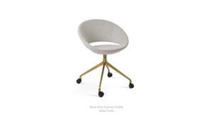 Crescent Spider Swivel Chair - comfortable seating for dining and office spaces | Image 8 | InSTYLE Home & Rugs