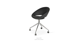 Crescent Spider Swivel Chair - comfortable seating for dining and office spaces | Image 25 | InSTYLE Home & Rugs