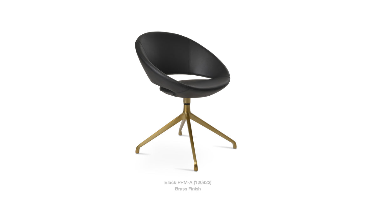 Crescent Spider Swivel Chair - comfortable seating for dining and office spaces | Image 26 | InSTYLE Home & Rugs