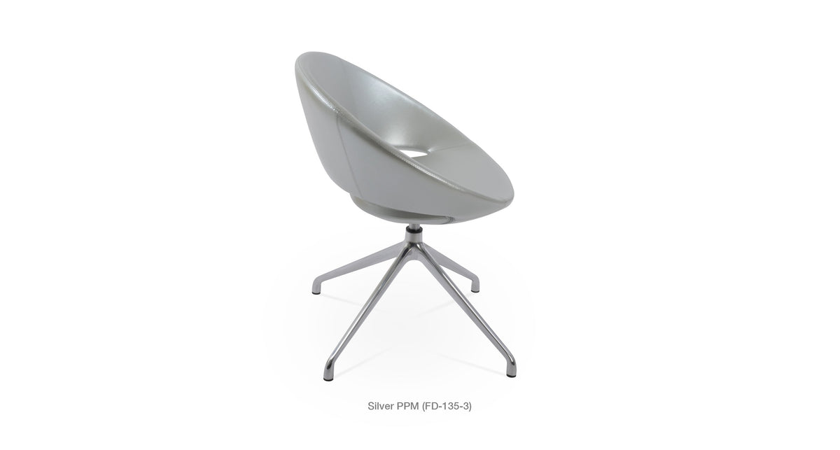 Crescent Spider Swivel Chair - comfortable seating for dining and office spaces | Image 34 | InSTYLE Home & Rugs