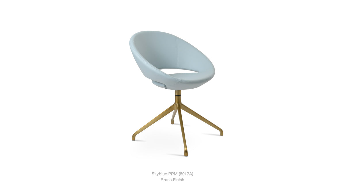 Crescent Spider Swivel Chair - comfortable seating for dining and office spaces | Image 35 | InSTYLE Home & Rugs