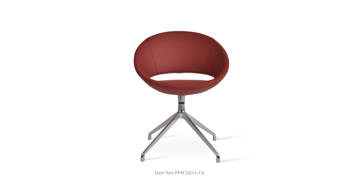 Crescent Spider Swivel Chair - comfortable seating for dining and office spaces | Image 39 | InSTYLE Home & Rugs