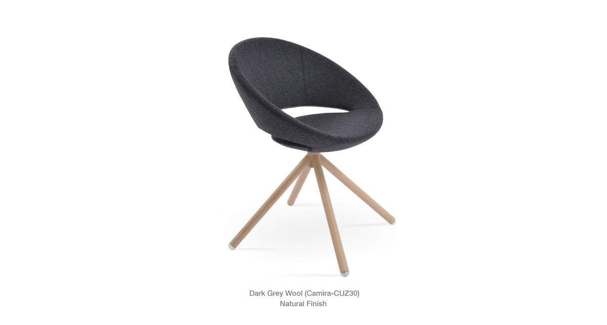 Crescent Stick Swivel Chair - durable construction for long-lasting use | Image 4 | InSTYLE Home & Rugs