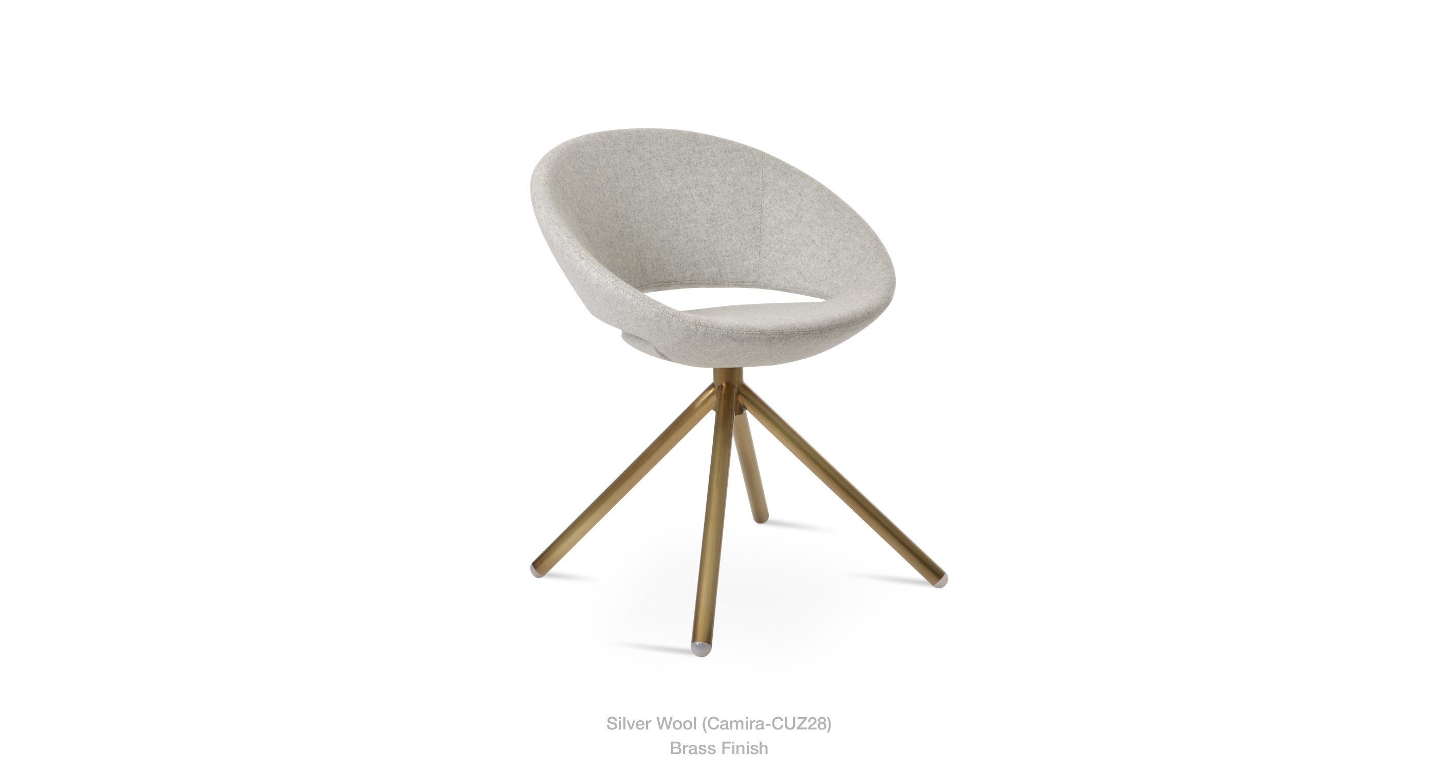 Crescent Stick Swivel Chair - durable construction for long-lasting use | Image 6 | InSTYLE Home & Rugs