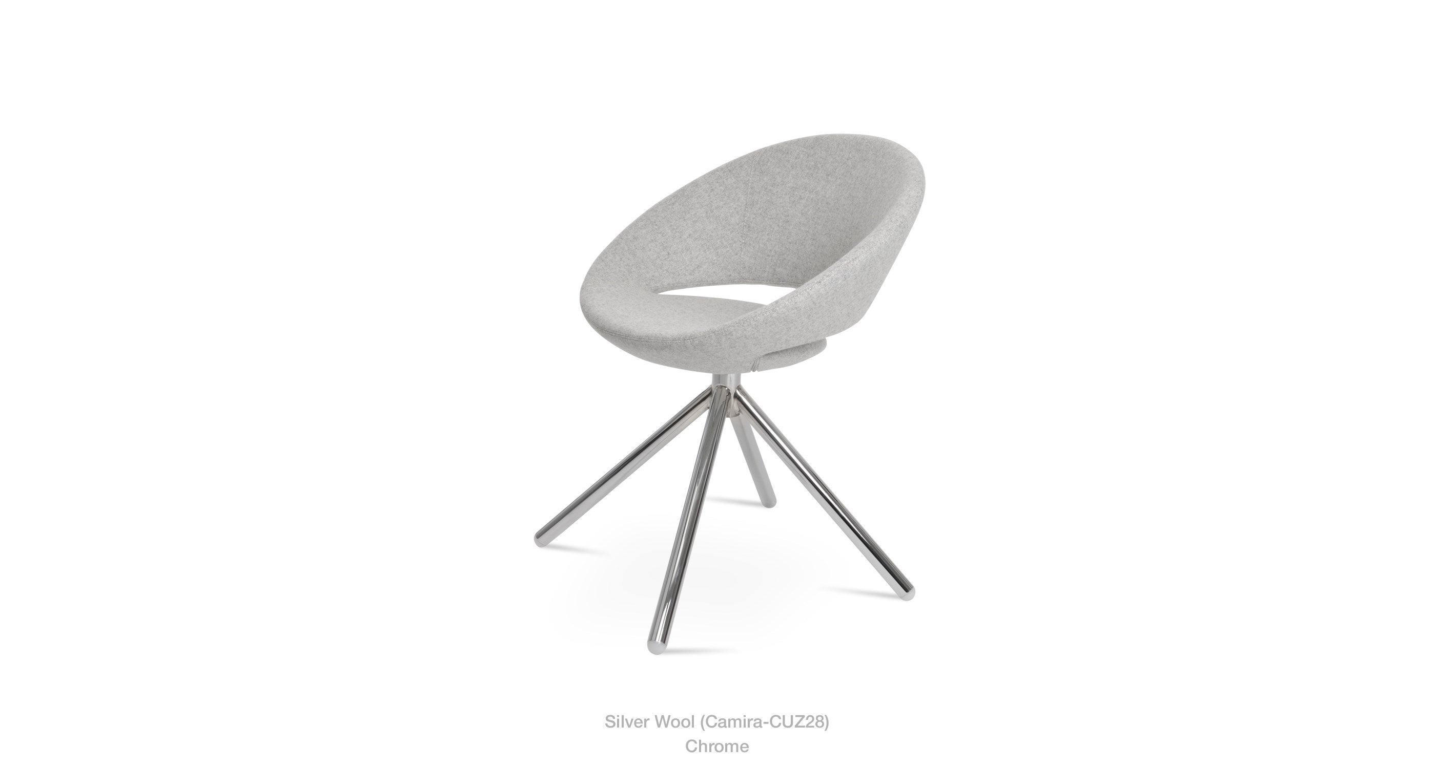 Crescent Stick Swivel Chair - durable construction for long-lasting use | Image 7 | InSTYLE Home & Rugs