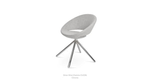 Crescent Stick Swivel Chair - durable construction for long-lasting use | Image 7 | InSTYLE Home & Rugs
