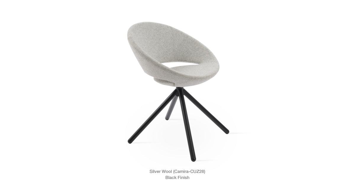 Crescent Stick Swivel Chair - durable construction for long-lasting use | Image 9 | InSTYLE Home & Rugs