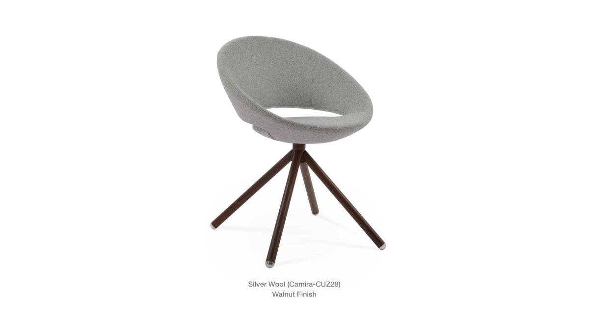 Crescent Stick Swivel Chair - durable construction for long-lasting use | Image 11 | InSTYLE Home & Rugs