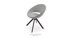Crescent Sword Swivel Chair - durable construction for long-lasting use | Image 3 | InSTYLE Home & Rugs