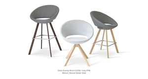 Crescent Sword Swivel Chair - durable construction for long-lasting use | Image 19 | InSTYLE Home & Rugs