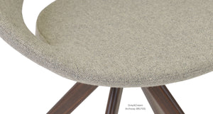 Crescent Sword Swivel Chair - durable construction for long-lasting use | Image 26 | InSTYLE Home & Rugs