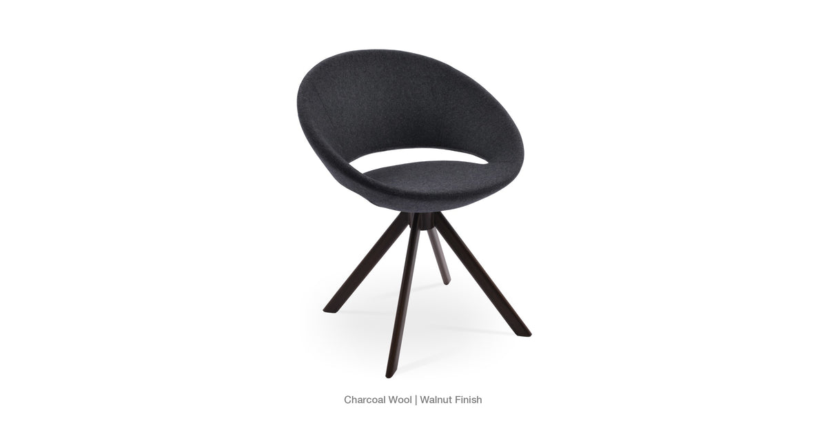 Crescent Sword Swivel Chair - durable construction for long-lasting use | Image 30 | InSTYLE Home & Rugs