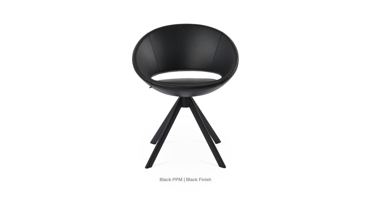 Crescent Sword Swivel Chair - durable construction for long-lasting use | Image 42 | InSTYLE Home & Rugs