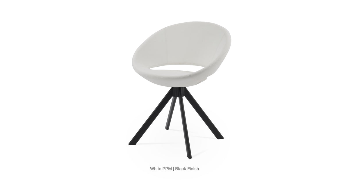 Crescent Sword Swivel Chair - durable construction for long-lasting use | Image 44 | InSTYLE Home & Rugs