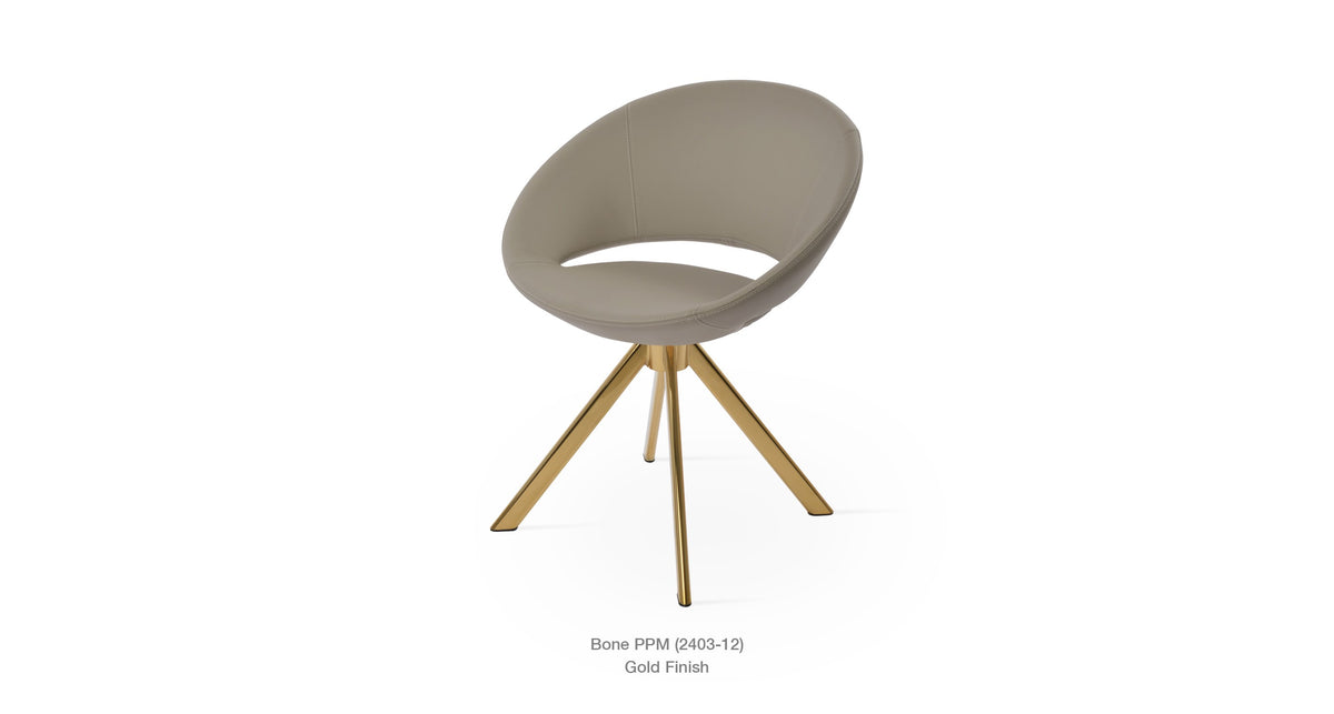 Crescent Sword Swivel Chair - durable construction for long-lasting use | Image 46 | InSTYLE Home & Rugs