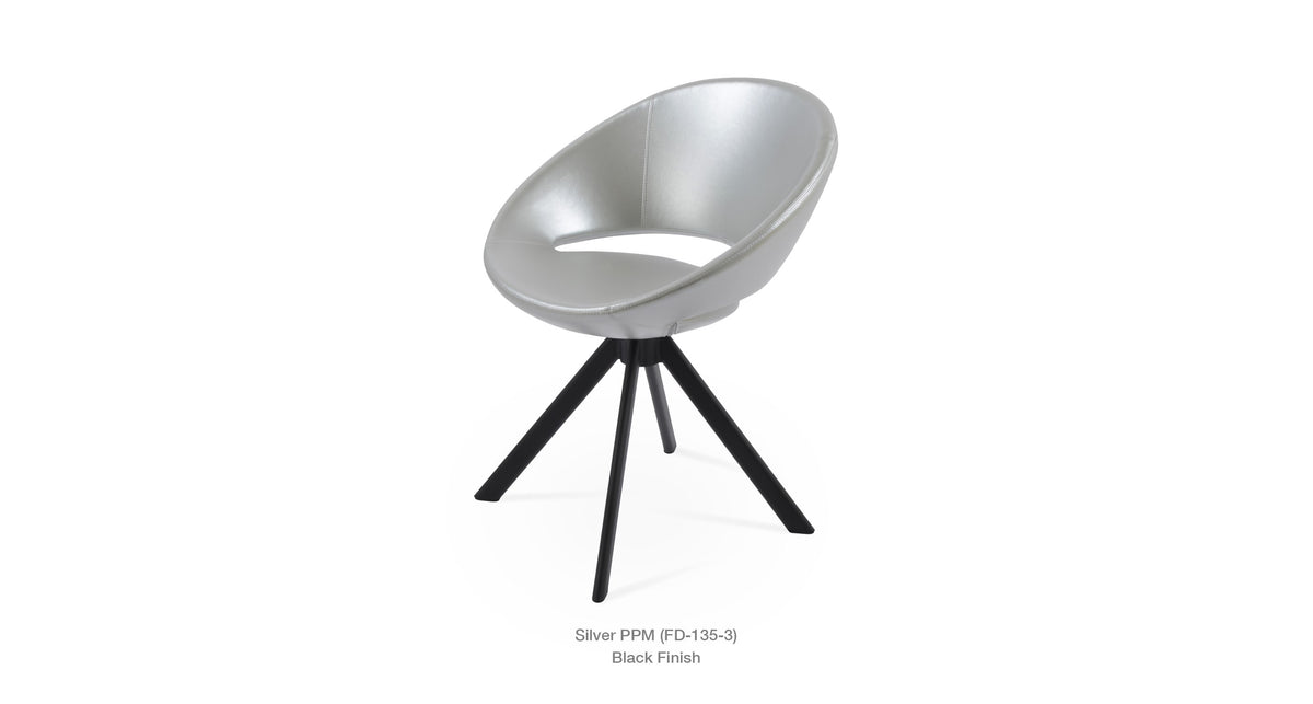 Crescent Sword Swivel Chair - durable construction for long-lasting use | Image 47 | InSTYLE Home & Rugs