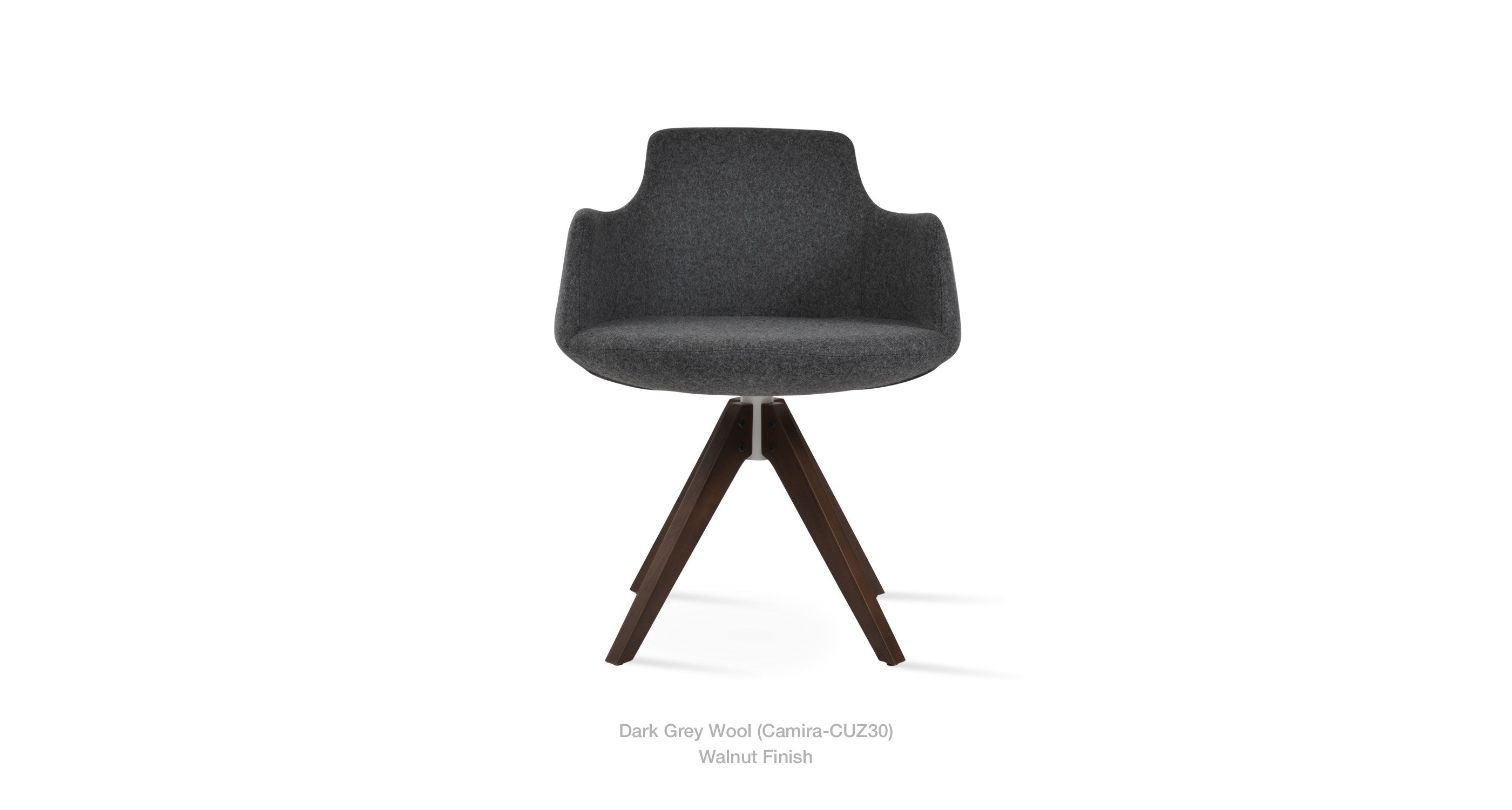 Dervish Pyramid Swivel Chair - comfortable seating for dining and office spaces | Image 25 | InSTYLE Home & Rugs