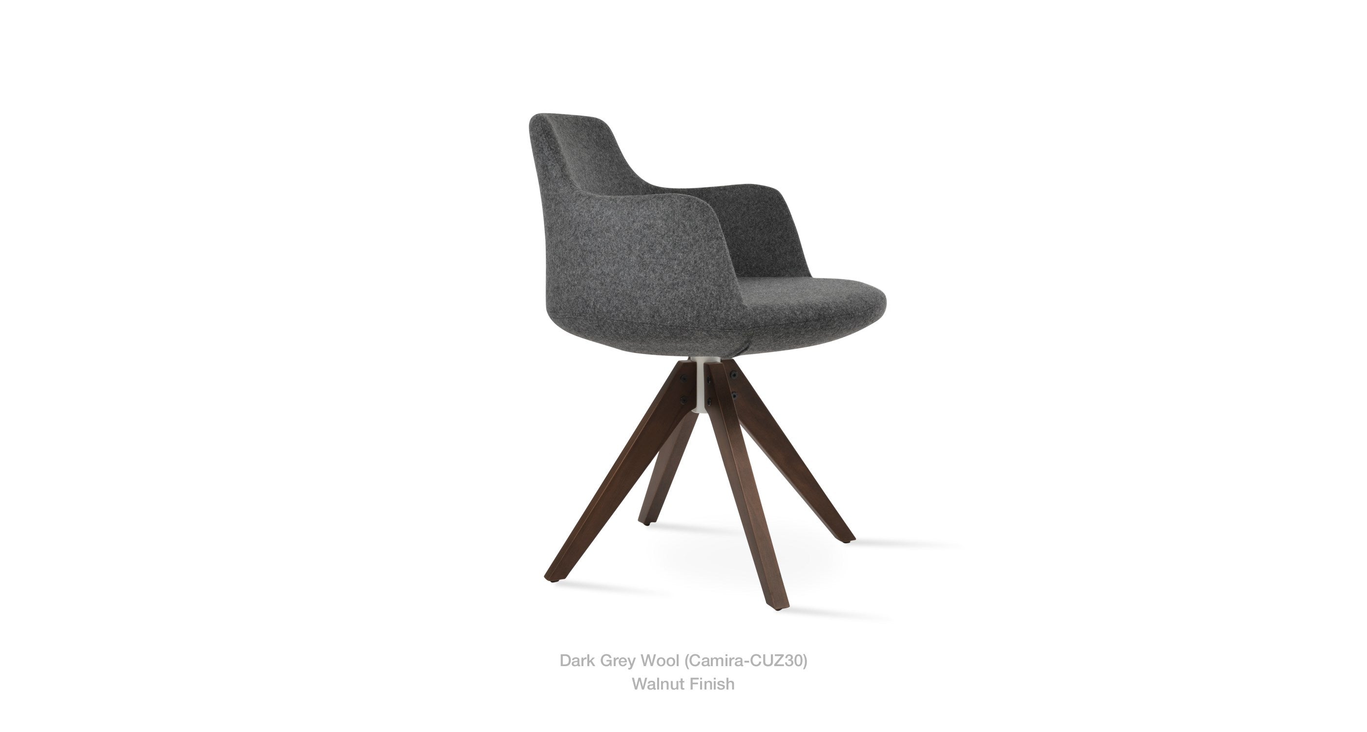 Dervish Pyramid Swivel Chair - comfortable seating for dining and office spaces | Image 27 | InSTYLE Home & Rugs