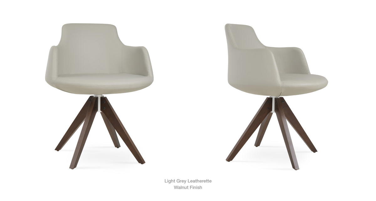 Dervish Pyramid Swivel Chair - comfortable seating for dining and office spaces | Image 39 | InSTYLE Home & Rugs