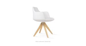 Dervish Pyramid Swivel Chair - comfortable seating for dining and office spaces | Image 48 | InSTYLE Home & Rugs