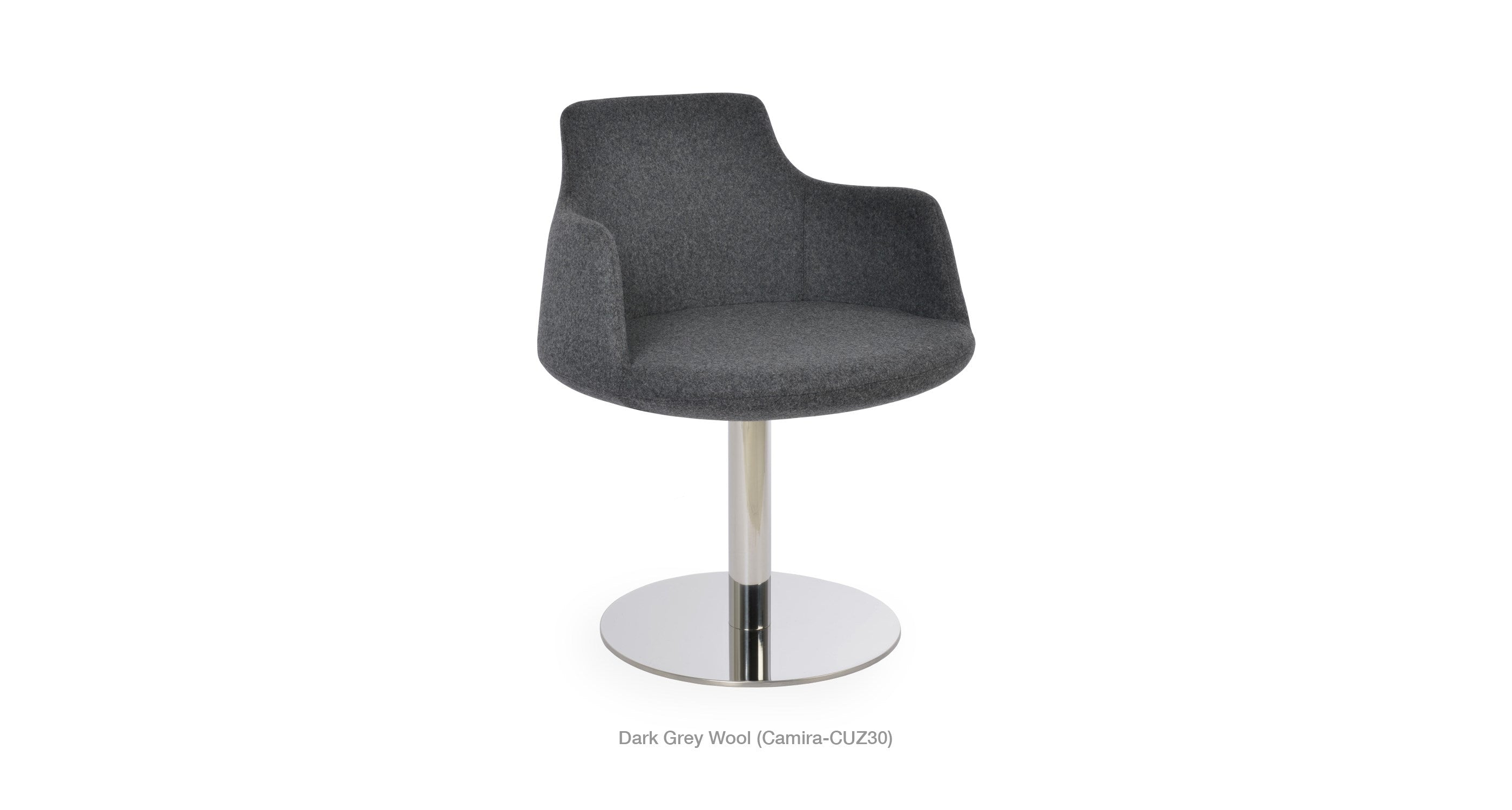Dervish Round Swivel Chair - comfortable seating for dining and office spaces | Image 27 | InSTYLE Home & Rugs