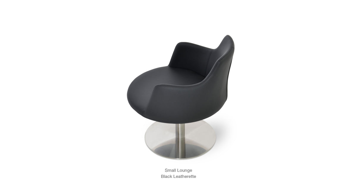 Dervish Round Swivel Chair - comfortable seating for dining and office spaces | Image 25 | InSTYLE Home & Rugs