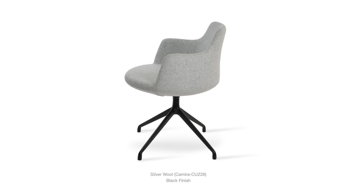 Dervish Spider Swivel Chair - variety of styles from classic to contemporary | Image 5 | InSTYLE Home & Rugs