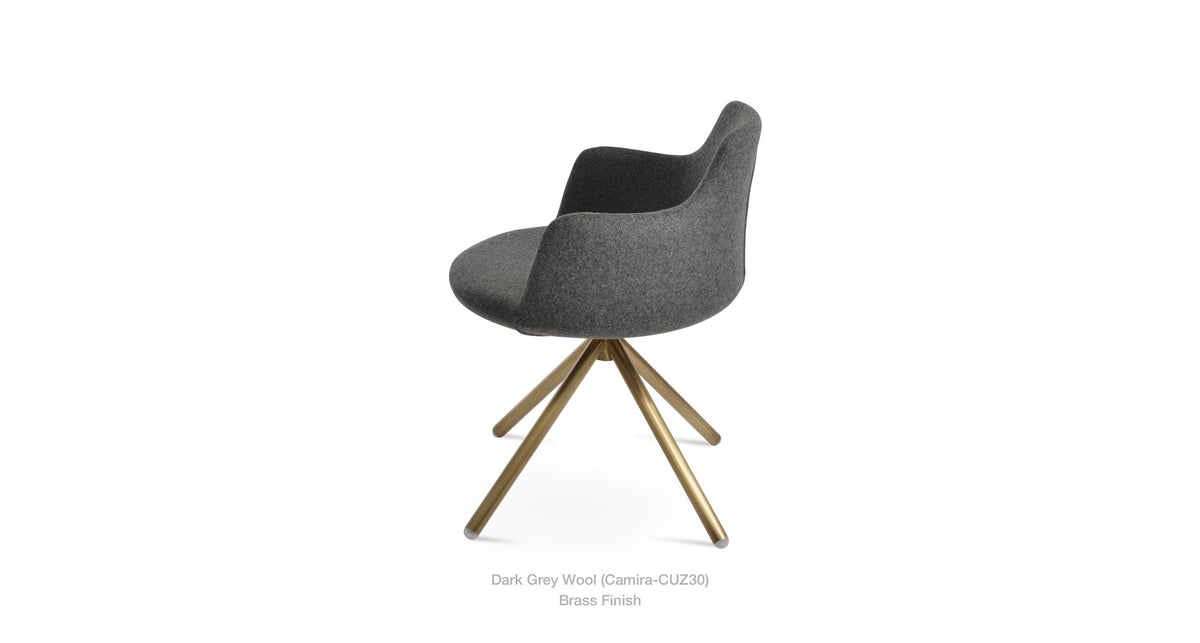 Dervish Stick Swivel Chair - variety of styles from classic to contemporary | Image 3 | InSTYLE Home & Rugs
