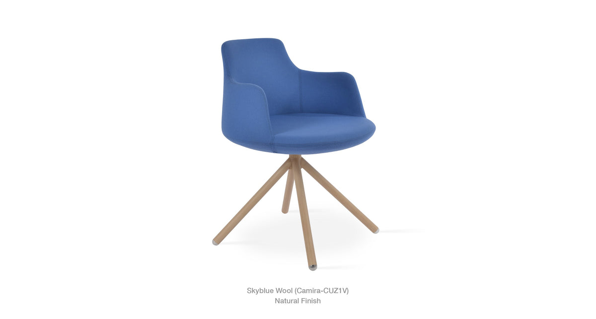 Dervish Stick Swivel Chair - variety of styles from classic to contemporary | Image 6 | InSTYLE Home & Rugs
