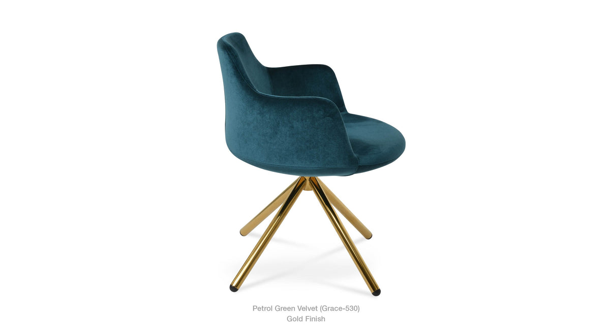 Dervish Stick Swivel Chair - variety of styles from classic to contemporary | Image 11 | InSTYLE Home & Rugs