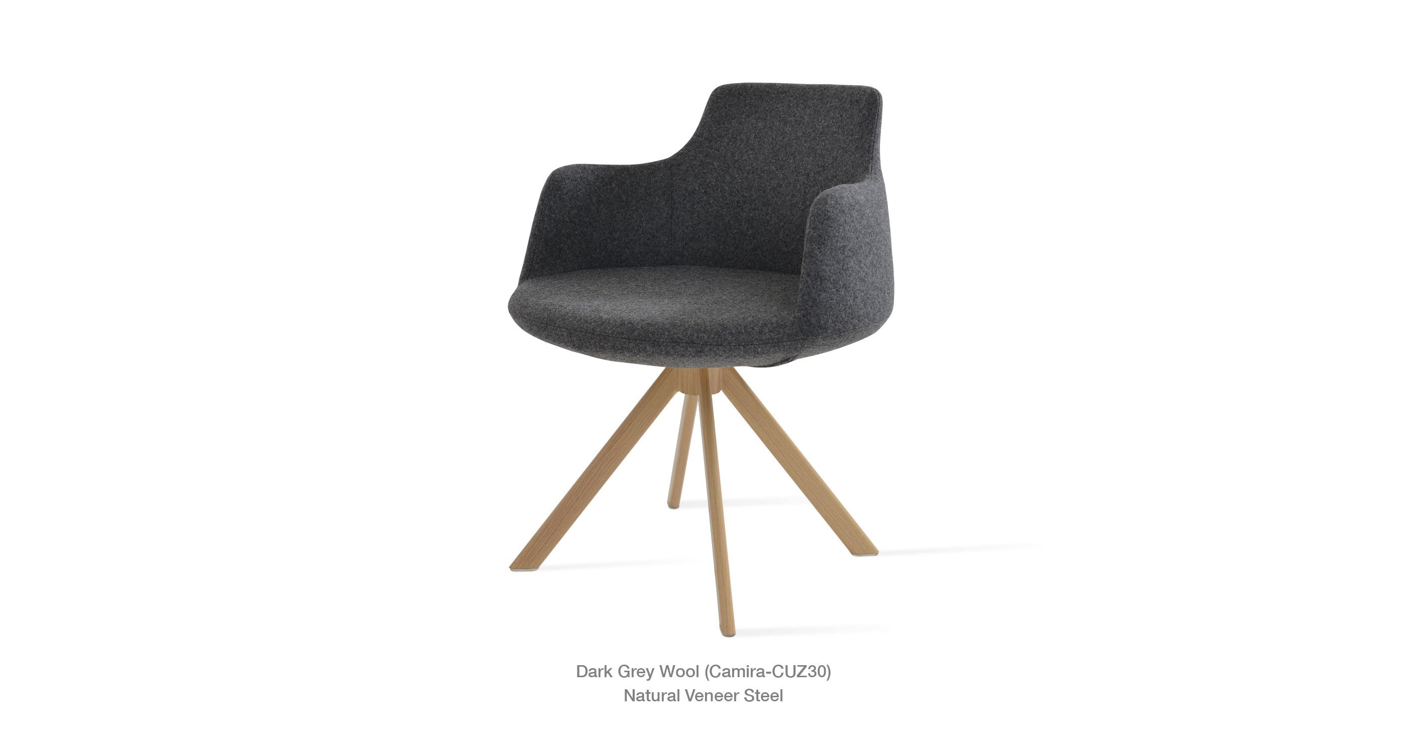Dervish Sword Swivel Chair - comfortable seating for dining and office spaces | Image 21 | InSTYLE Home & Rugs