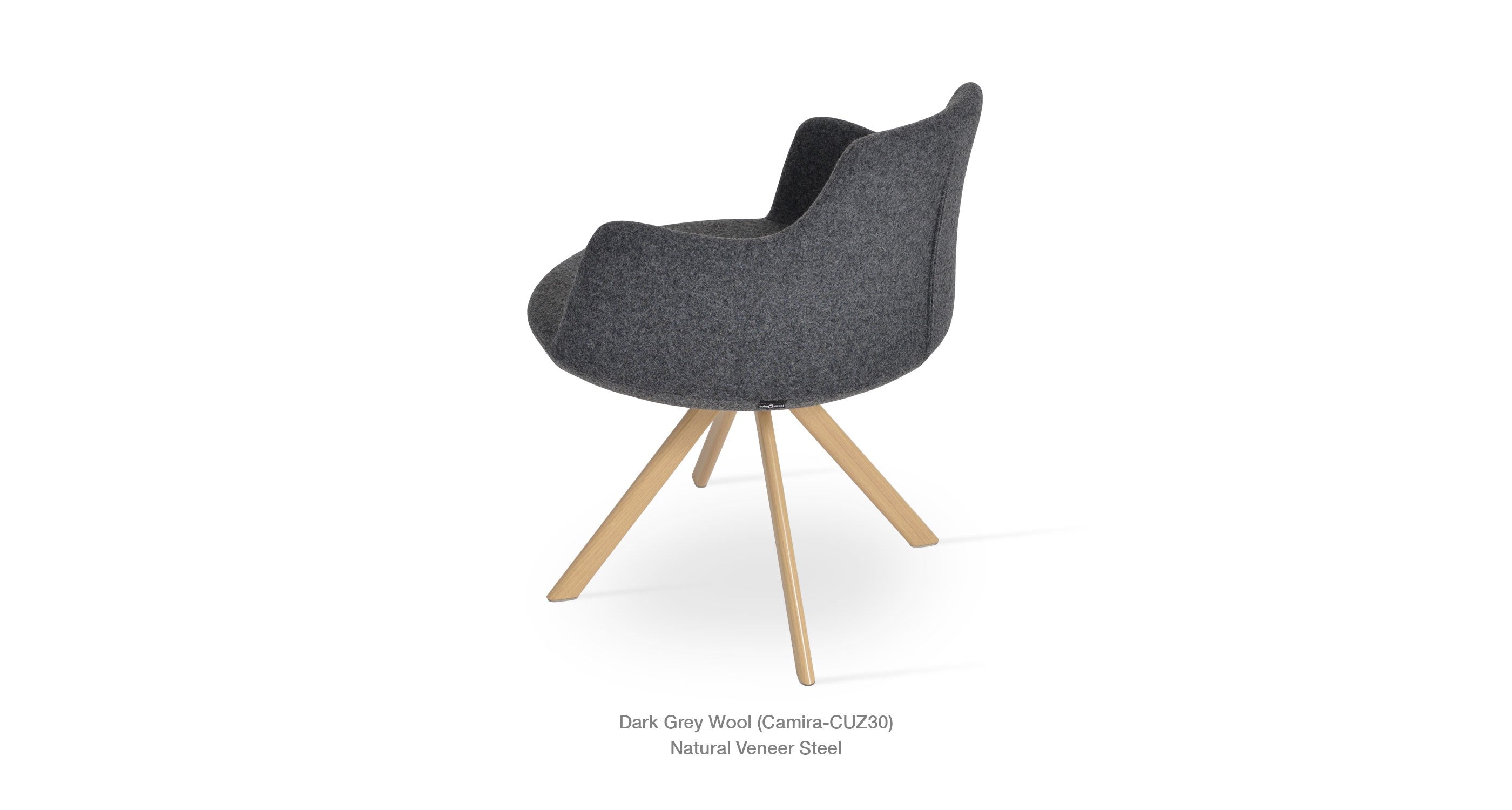 Dervish Sword Swivel Chair - comfortable seating for dining and office spaces | Image 22 | InSTYLE Home & Rugs