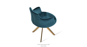 Dervish Sword Swivel Chair - comfortable seating for dining and office spaces | Image 5 | InSTYLE Home & Rugs