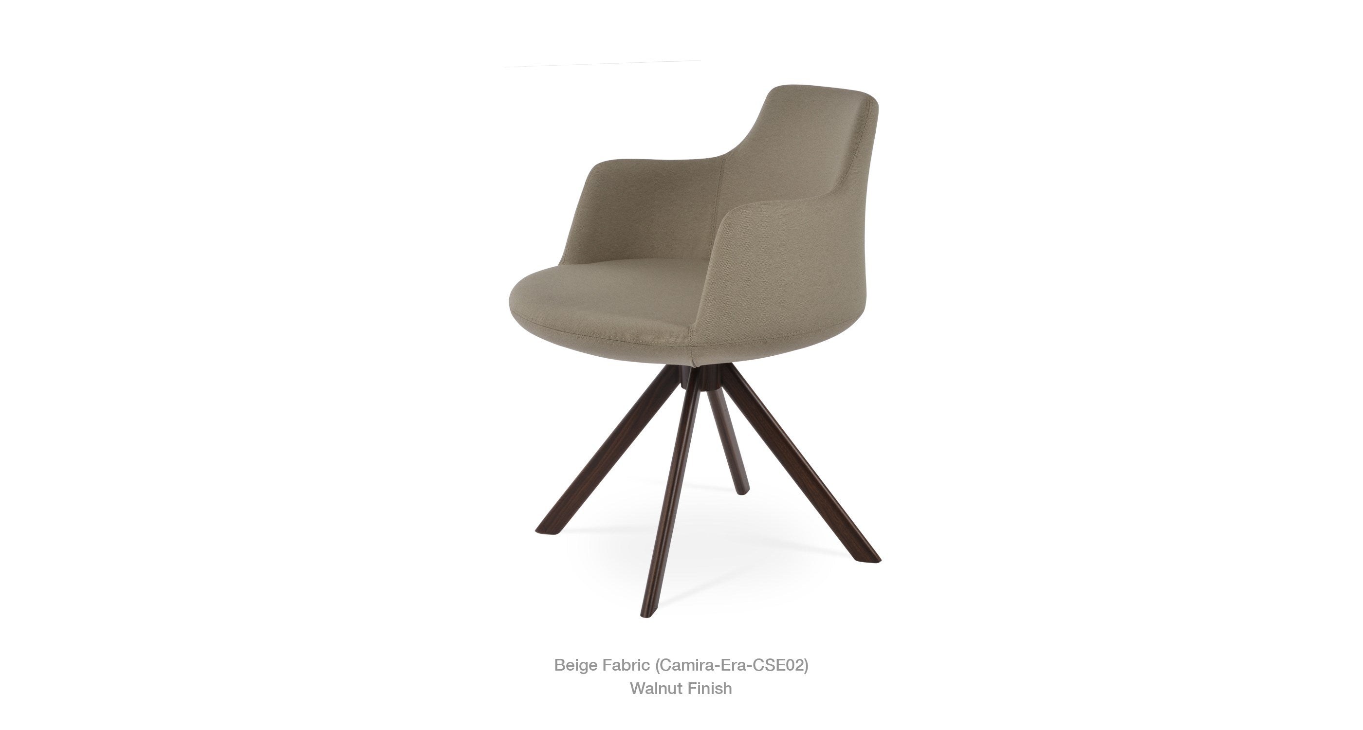 Dervish Sword Swivel Chair - comfortable seating for dining and office spaces | Image 10 | InSTYLE Home & Rugs