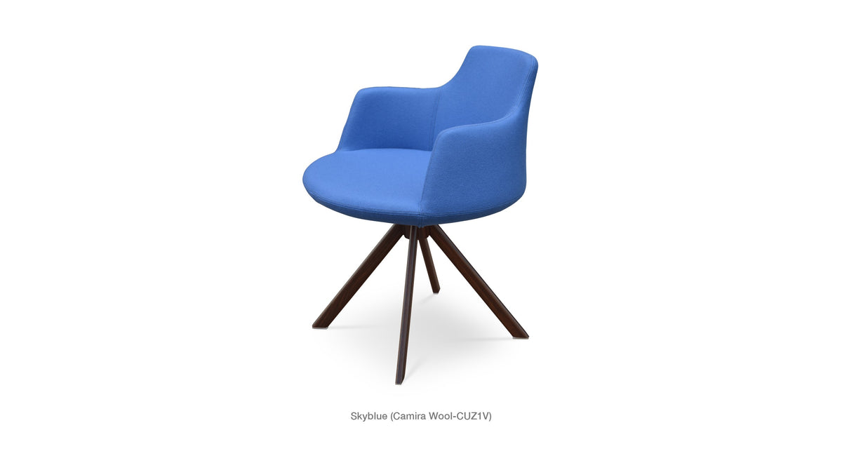 Dervish Sword Swivel Chair - comfortable seating for dining and office spaces | Image 11 | InSTYLE Home & Rugs