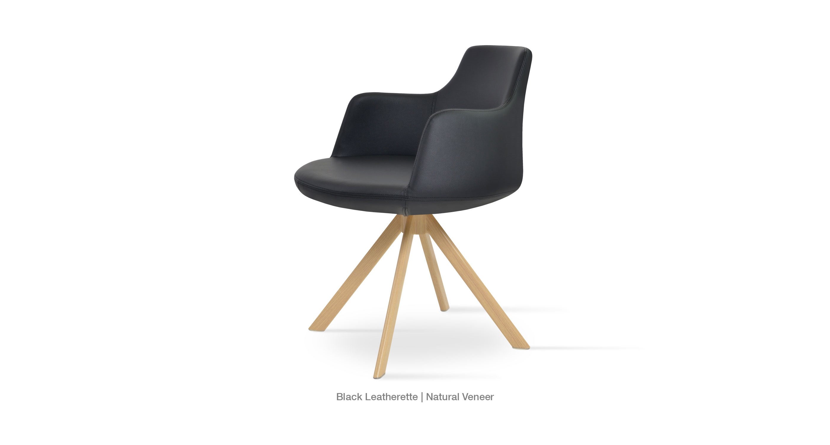 Dervish Sword Swivel Chair - comfortable seating for dining and office spaces | Image 12 | InSTYLE Home & Rugs