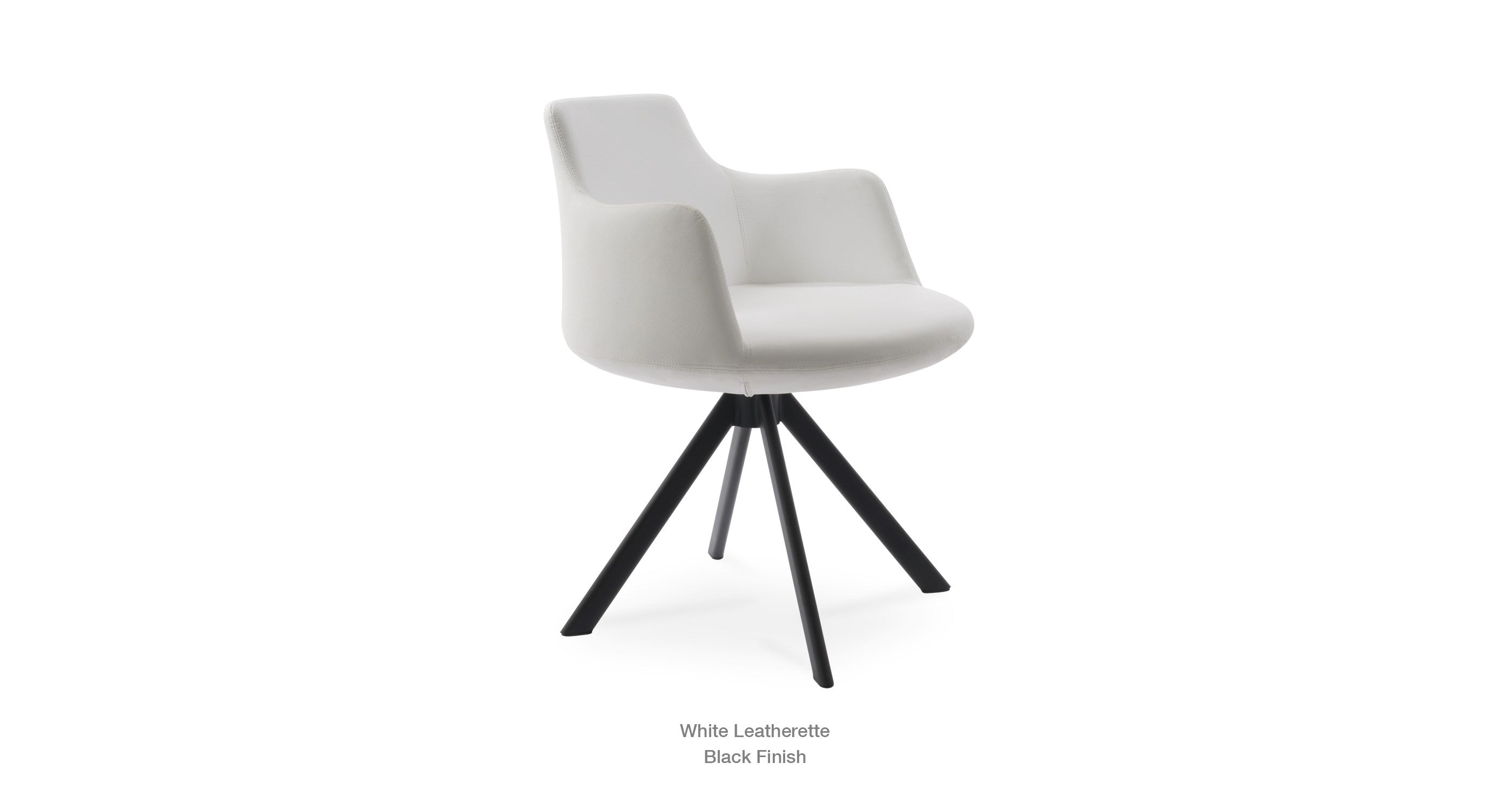 Dervish Sword Swivel Chair - comfortable seating for dining and office spaces | Image 14 | InSTYLE Home & Rugs