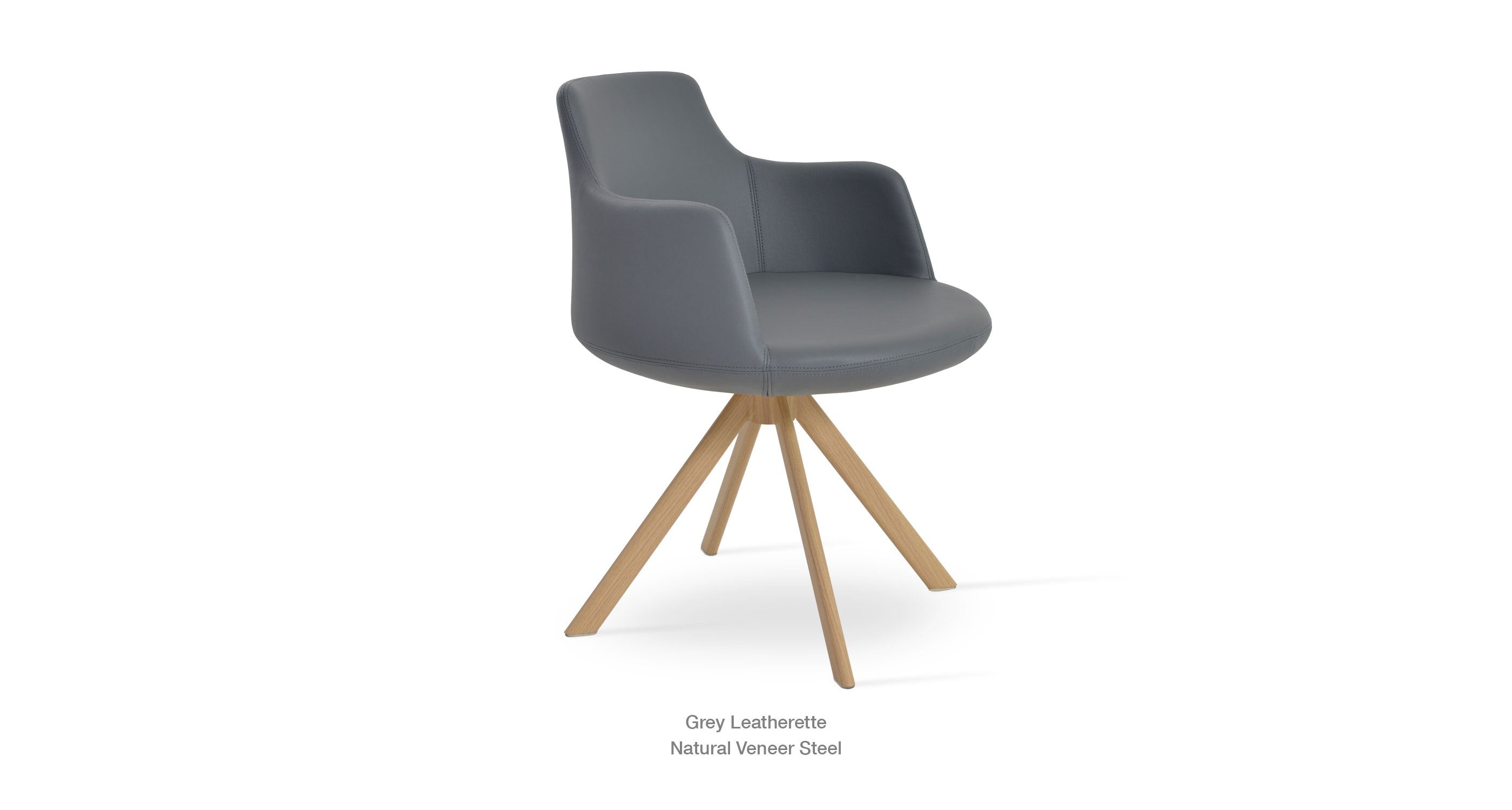 Dervish Sword Swivel Chair - comfortable seating for dining and office spaces | Image 15 | InSTYLE Home & Rugs