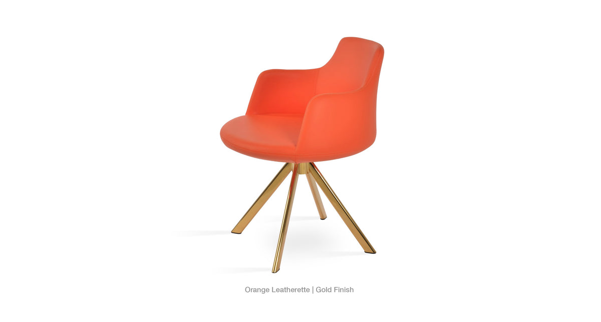 Dervish Sword Swivel Chair - comfortable seating for dining and office spaces | Image 18 | InSTYLE Home & Rugs
