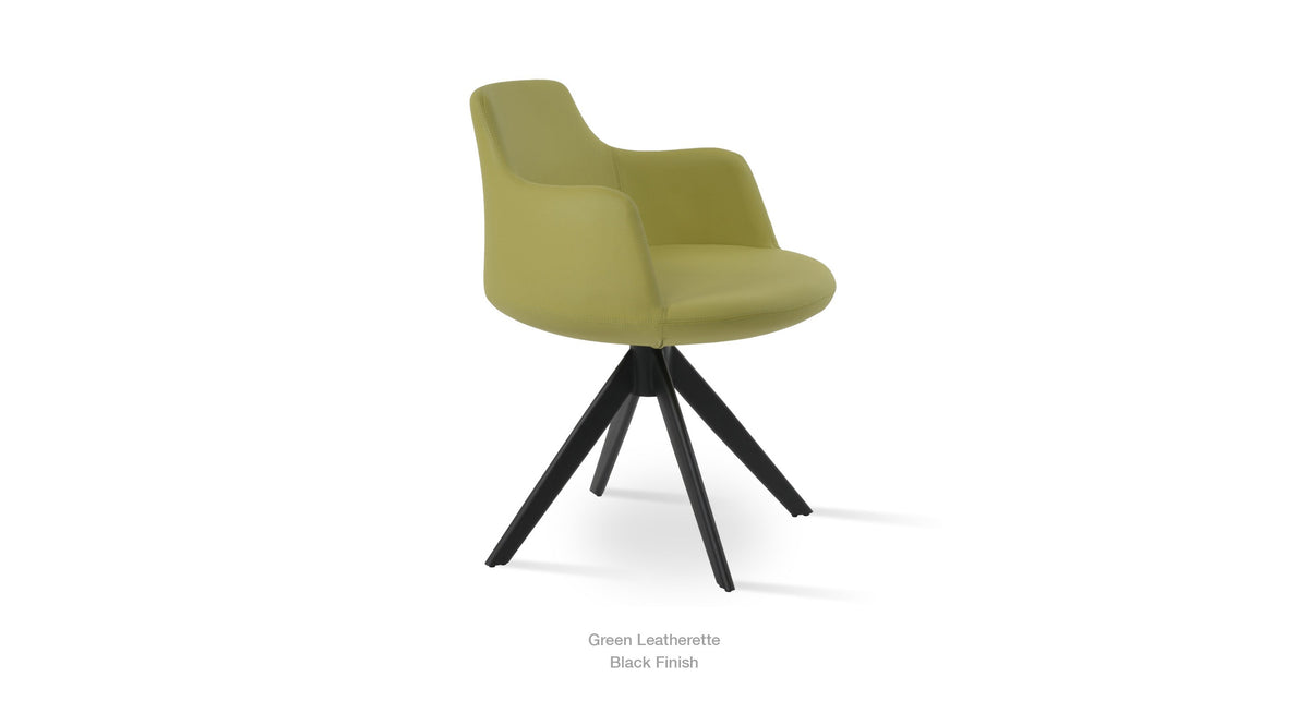 Dervish Sword Swivel Chair - comfortable seating for dining and office spaces | Image 19 | InSTYLE Home & Rugs