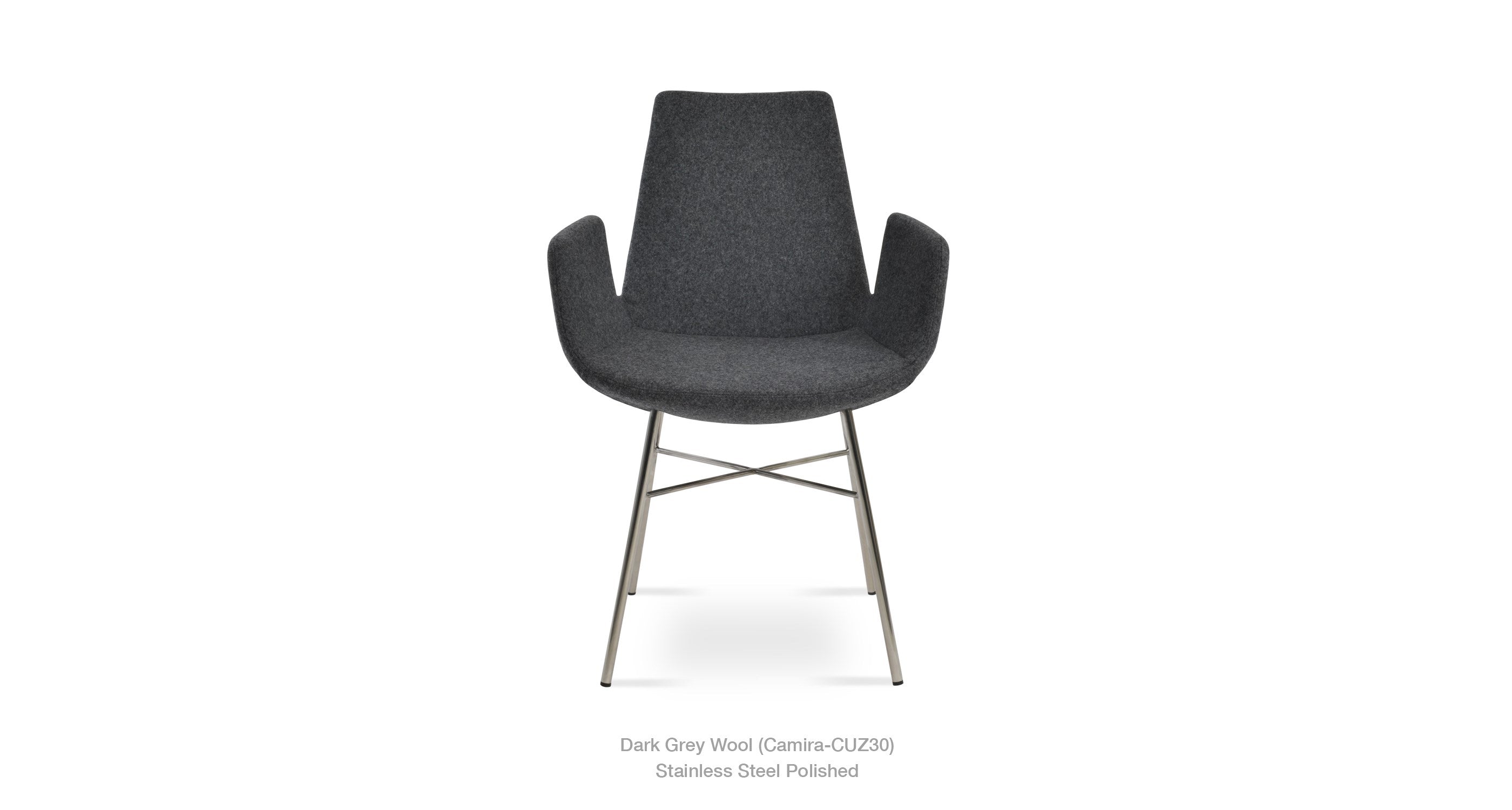 Eiffel Arm Cross Chair - durable construction for long-lasting use | Image 3 | InSTYLE Home & Rugs