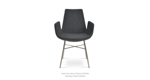 Eiffel Arm Cross Chair - durable construction for long-lasting use | Image 3 | InSTYLE Home & Rugs
