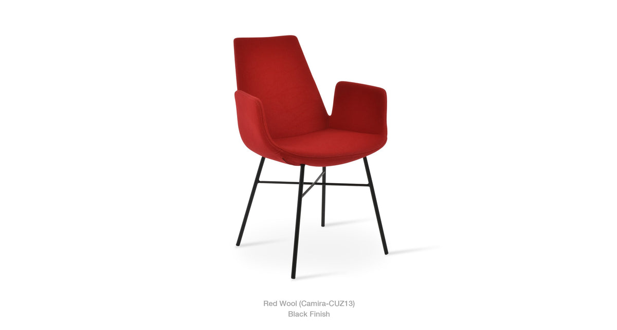 Eiffel Arm Cross Chair - durable construction for long-lasting use | Image 6 | InSTYLE Home & Rugs