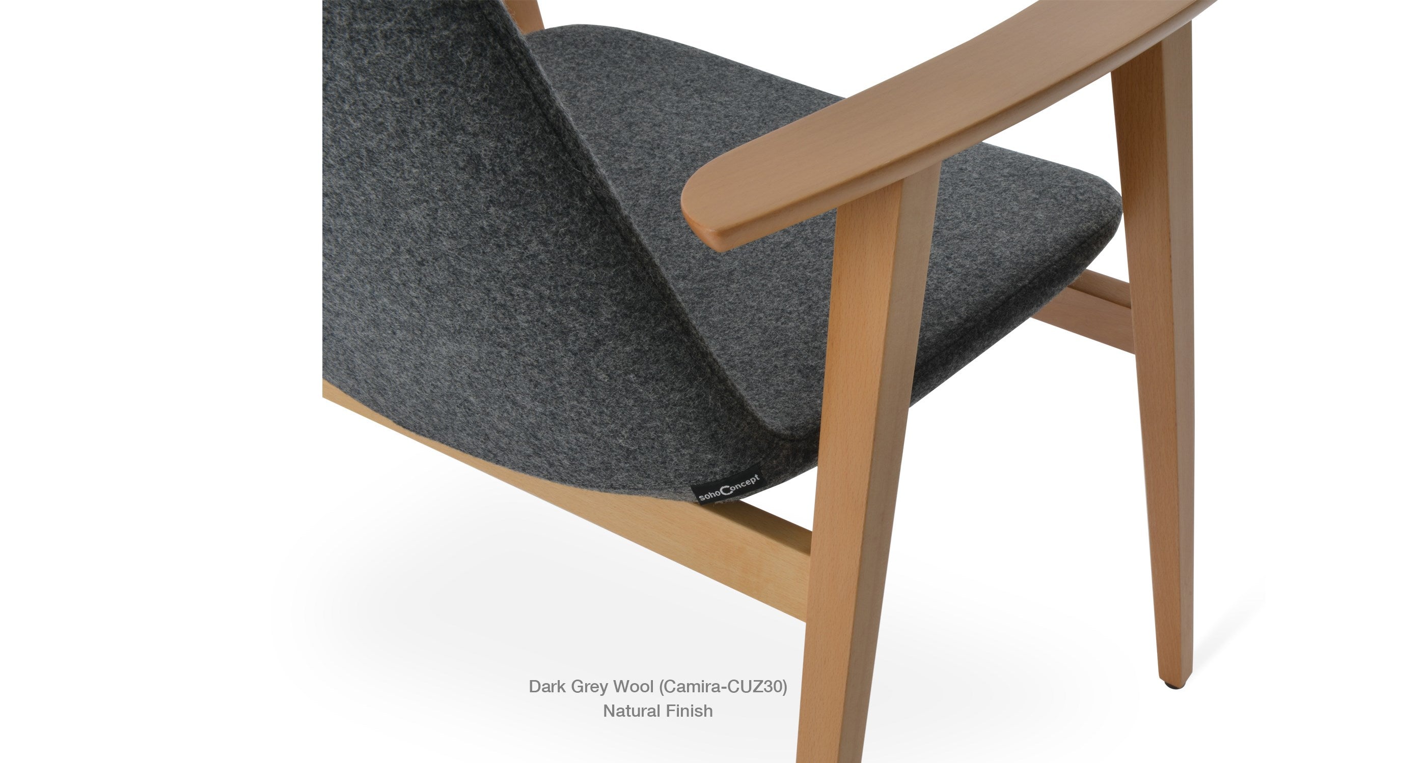 Eiffel Guest Armchair - upholstered armchair with padded comfort | Image 35 | InSTYLE Home & Rugs