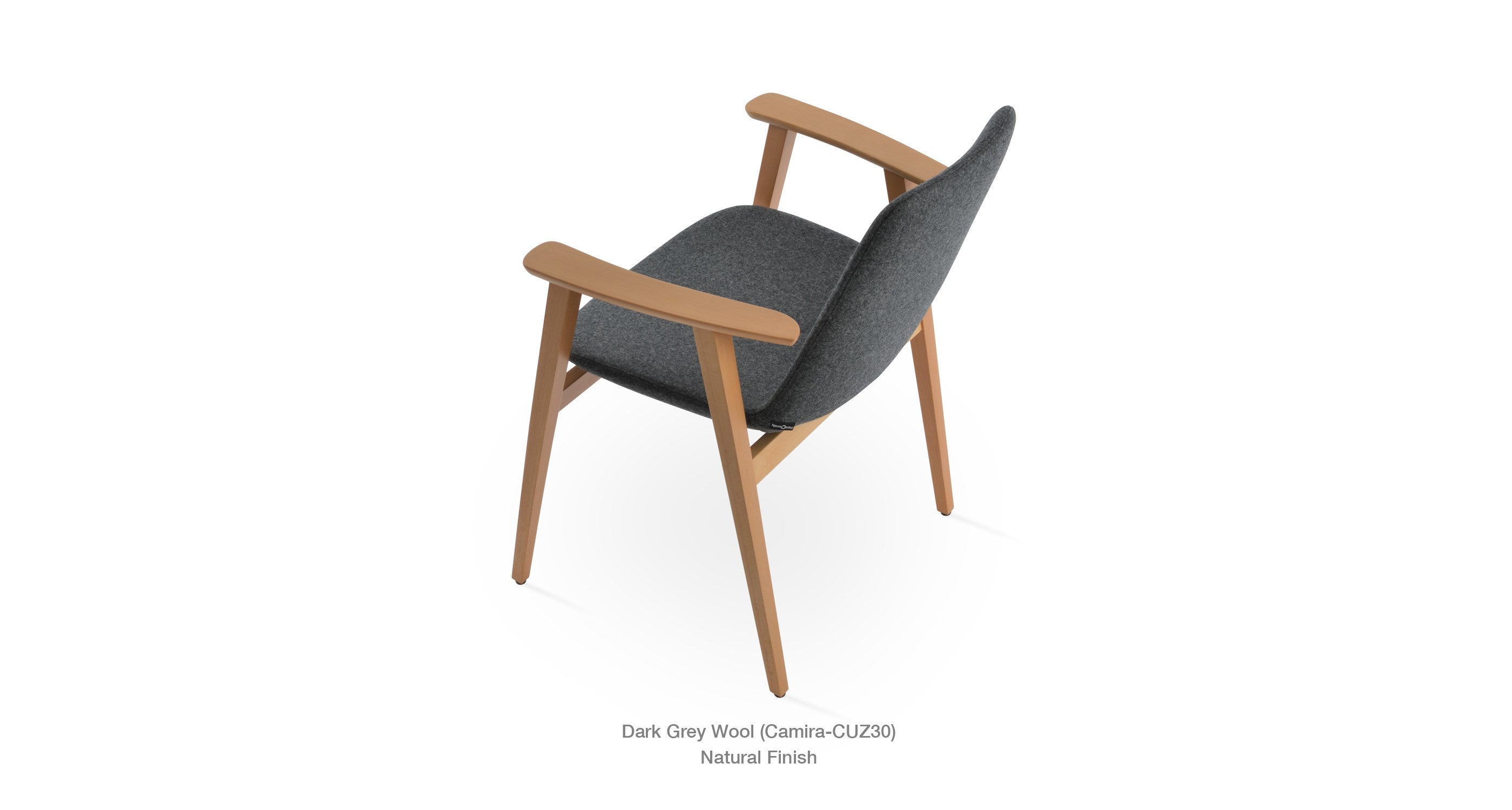 Eiffel Guest Armchair - upholstered armchair with padded comfort | Image 3 | InSTYLE Home & Rugs