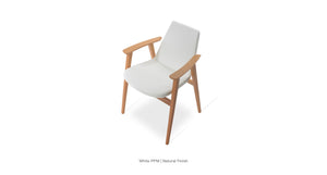 Eiffel Guest Armchair - upholstered armchair with padded comfort | Image 8 | InSTYLE Home & Rugs