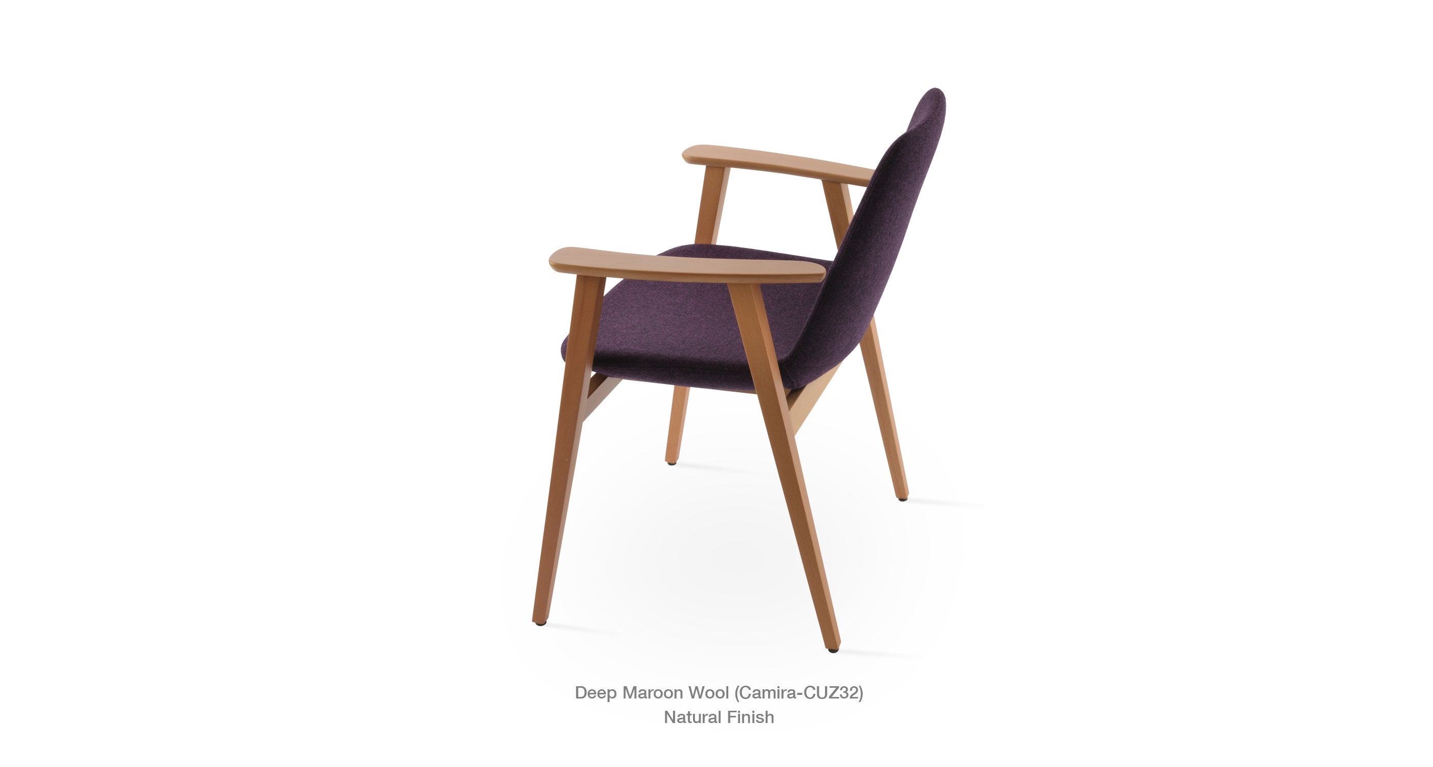 Eiffel Guest Armchair - upholstered armchair with padded comfort | Image 9 | InSTYLE Home & Rugs