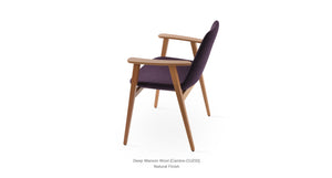 Eiffel Guest Armchair - upholstered armchair with padded comfort | Image 9 | InSTYLE Home & Rugs